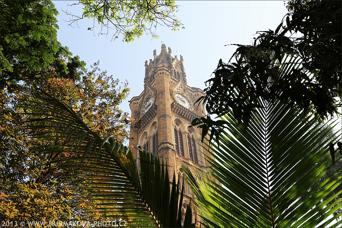 Bombaj  - hodinová věž Rádžábí