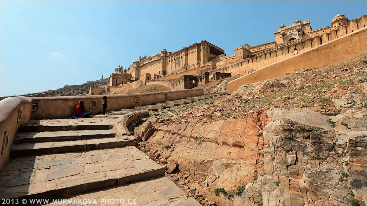 Jaipur - RED FORT v AMBÉRU