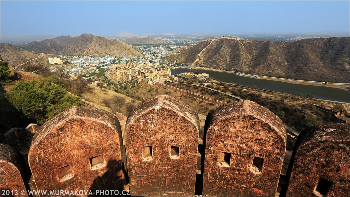 Jaipur - RED FORT v AMBÉRU